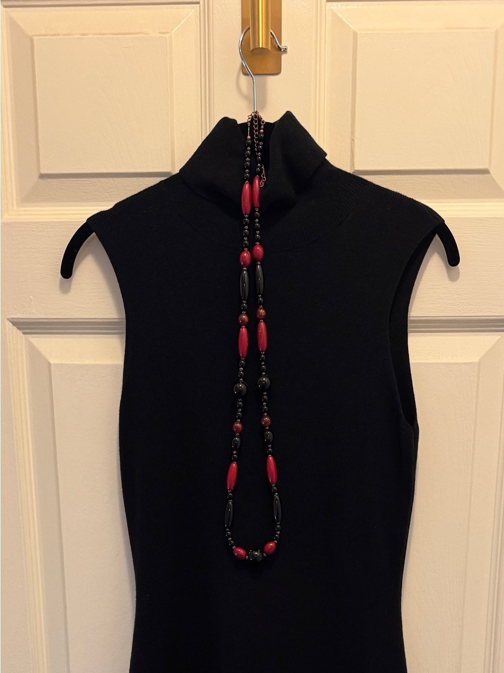 The Wesc Black Turtheneck Dress. It’s Sleeveless.  It’s Knit.